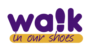 Walk in our shoes logo
